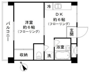 クレサント松陰の物件間取画像